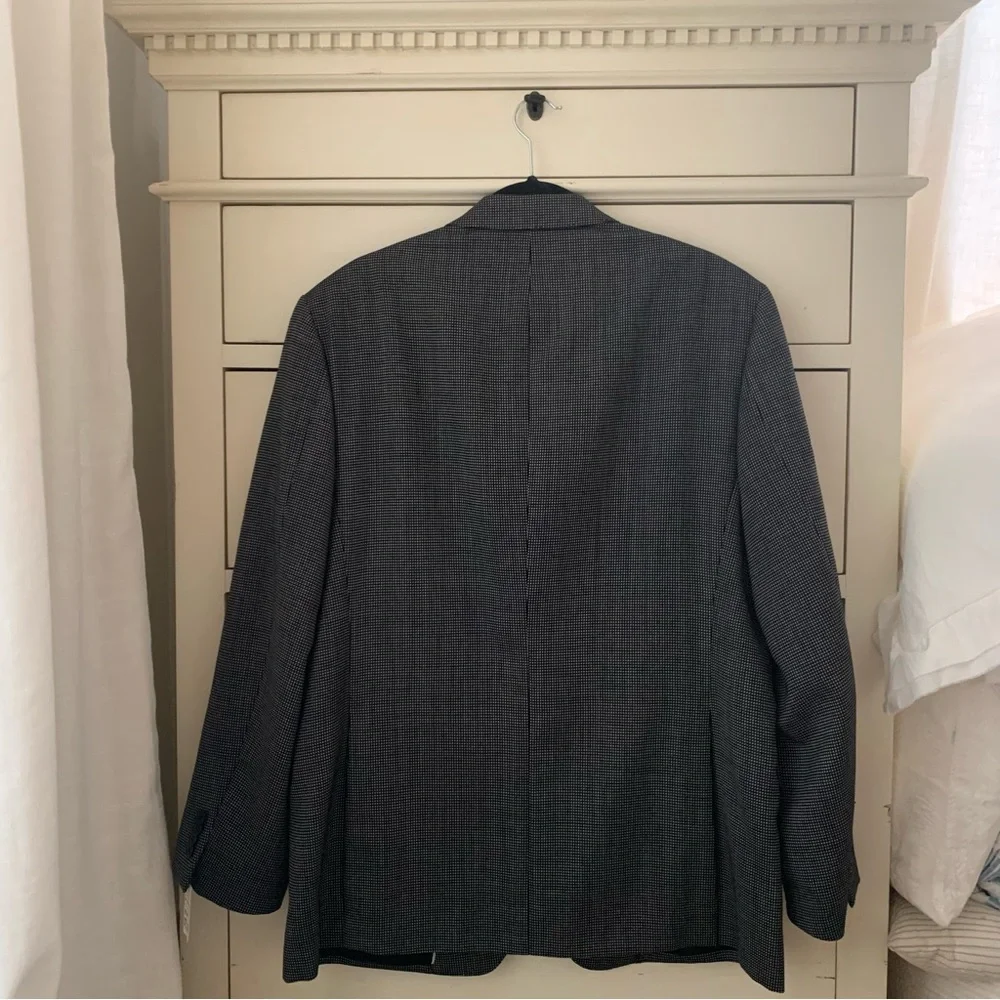 Versace Collection Black Wool Blazer